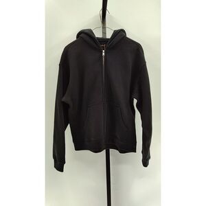 Quince Men Everyday Fleece Full-Zip Hoodie Black M